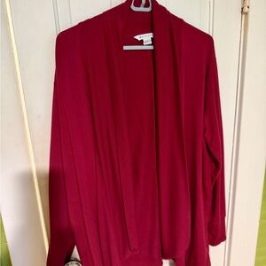 Athleta Women's Vibrant wineberry Cardigan with thumb holes. Size medium